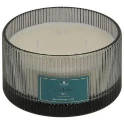 atmosphera Velas>Vela perfumada con portavelas de vidrio COLLECTION