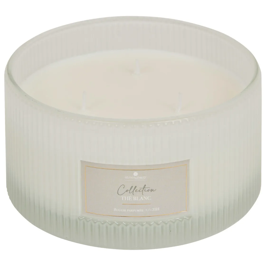 atmosphera Velas>Vela perfumada con portavelas de vidrio COLLECTION