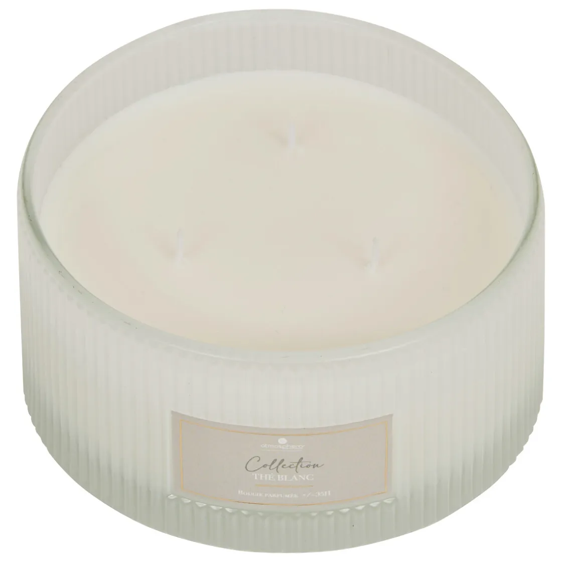 atmosphera Velas>Vela perfumada con portavelas de vidrio COLLECTION
