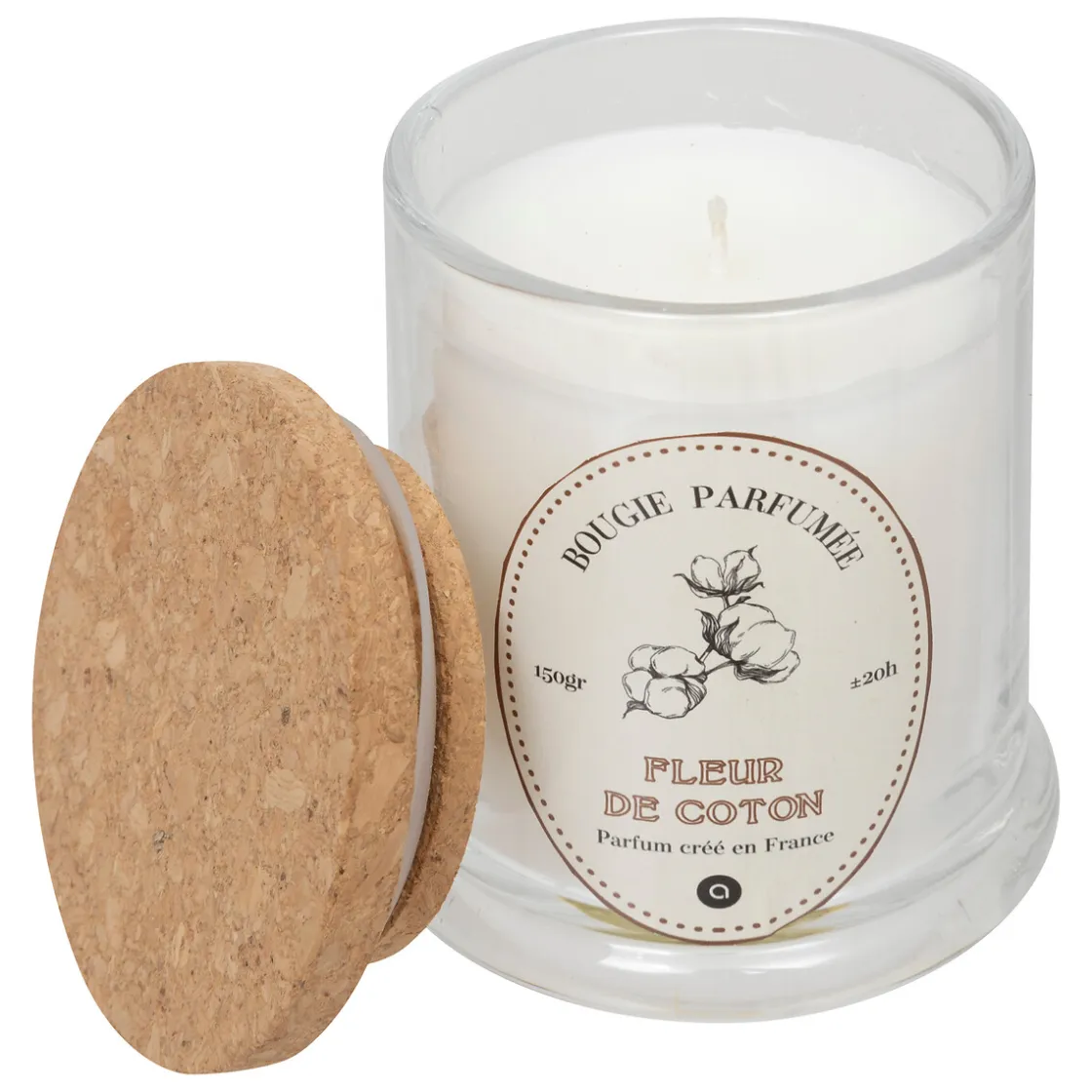 atmosphera Velas>Vela perfumada HAPO flor de algodón 150gr