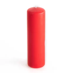 hôma Velas>Vela Pilar Basic Roja 7.3x25Cm