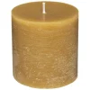 atmosphera Velas>Vela Rústica Amarilla 6.7x7Cm