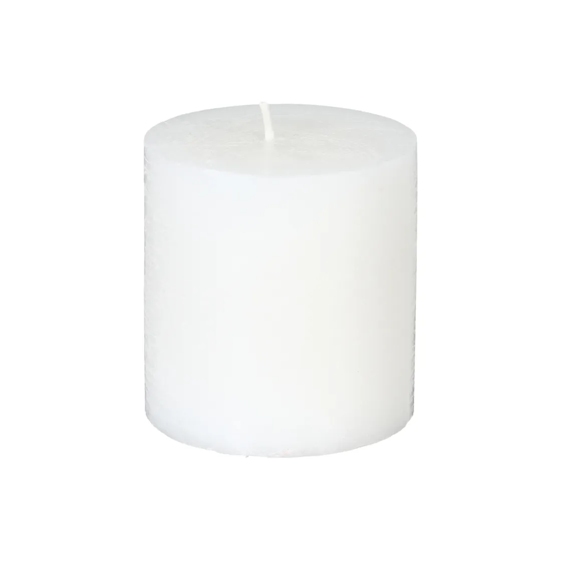 atmosphera Velas>Vela Rústica Blanca 6.7x7Cm
