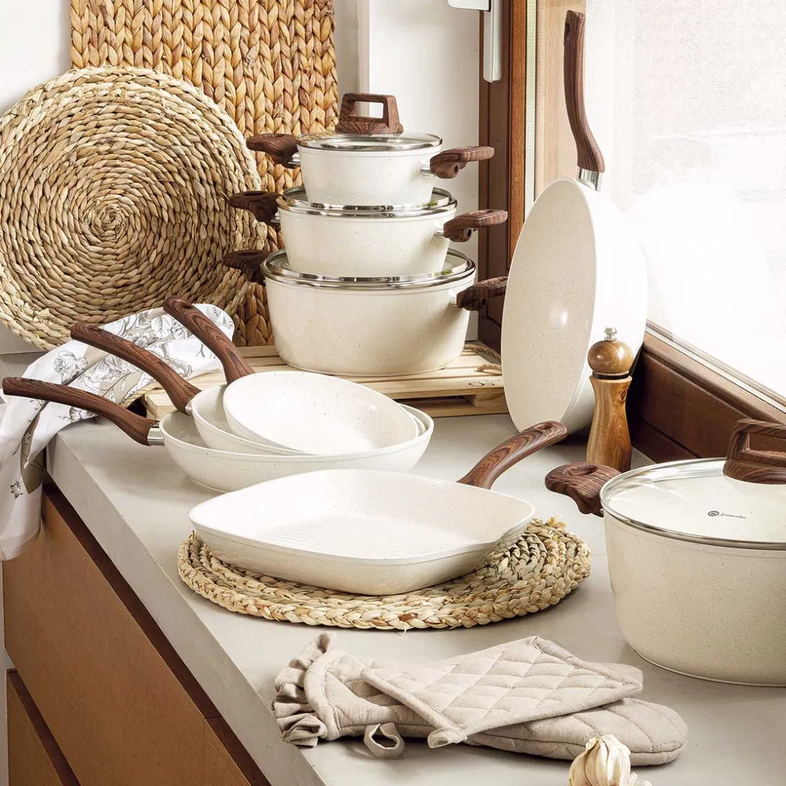 Sartenes, Parrillas Y Woks>Wok Stonebright 28Cm